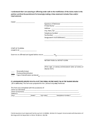 Form 12.904(B) Petition for Support Unconnected With Dissolution of Marriage With No Dependent or Minor Child(Ren) - Florida, Page 6