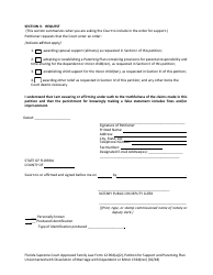 Form 12.904(A)(2) Petition for Support and Parenting Plan Unconnected With Dissolution of Marriage With Dependent or Minor Child(Ren) - Florida, Page 10