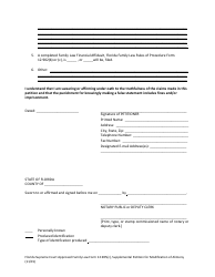 Form 12.905( ) Supplemental Petition for Modification of Alimony - Florida, Page 6