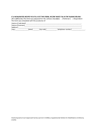 Form 12.905( ) Supplemental Petition for Modification of Alimony - Florida, Page 7