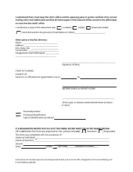 Form 12.915 &quot;Designation of Current Address and E-Mail Address&quot; - Florida, Page 4
