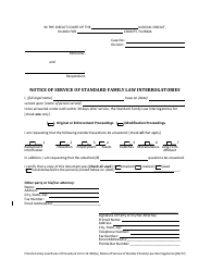 Form 12.930(A) Notice of Service of Standard Family Law Interrogatories - Florida, Page 3