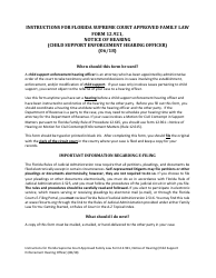 Form 12.921 &quot;Notice of Hearing (Child Support Enforcement Hearing Officer)&quot; - Florida