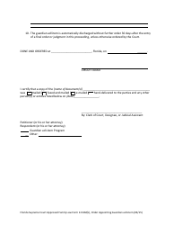 Form 12.942(B) Order Appointing Guardian Ad Litem - Florida, Page 3