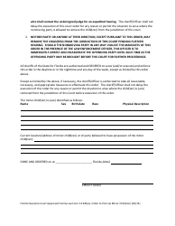 Form 12.941(E) Order to Pick-Up Minor Child(Ren) - Florida, Page 3