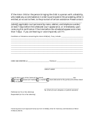 Form 12.944(B) Order for Testimony and Appearance of Minor Child(Ren) - Florida, Page 2