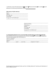 Form 12.944(A) &quot;Motion for Testimony and Attendance of Minor Child(Ren)&quot; - Florida, Page 4