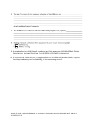 Form 12.950(B) Motion for Order Permitting Relocation by Agreement - Florida, Page 5
