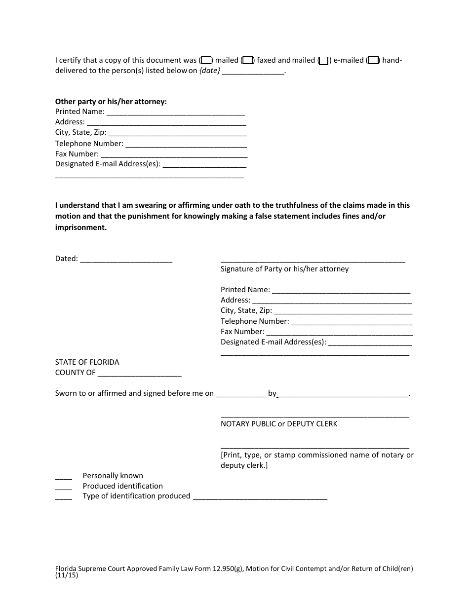 Form 12.950(G) - Fill Out, Sign Online and Download Fillable PDF ...