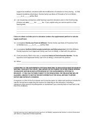 Form 12.950(D) Supplemental Petition to Permit Relocation With Minor Child(Ren) - Florida, Page 8