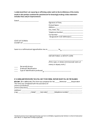 Form 12.950(D) Supplemental Petition to Permit Relocation With Minor Child(Ren) - Florida, Page 9