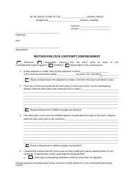 Form 12.960 Motion for Civil Contempt/Enforcement - Florida, Page 3
