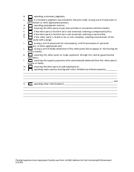 Form 12.960 Motion for Civil Contempt/Enforcement - Florida, Page 4