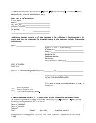 Form 12.960 Motion for Civil Contempt/Enforcement - Florida, Page 5
