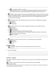 Form 12.950(C) Petition for Dissolution of Marriage With Dependent or Minor Child(Ren) and Relocation - Florida, Page 12