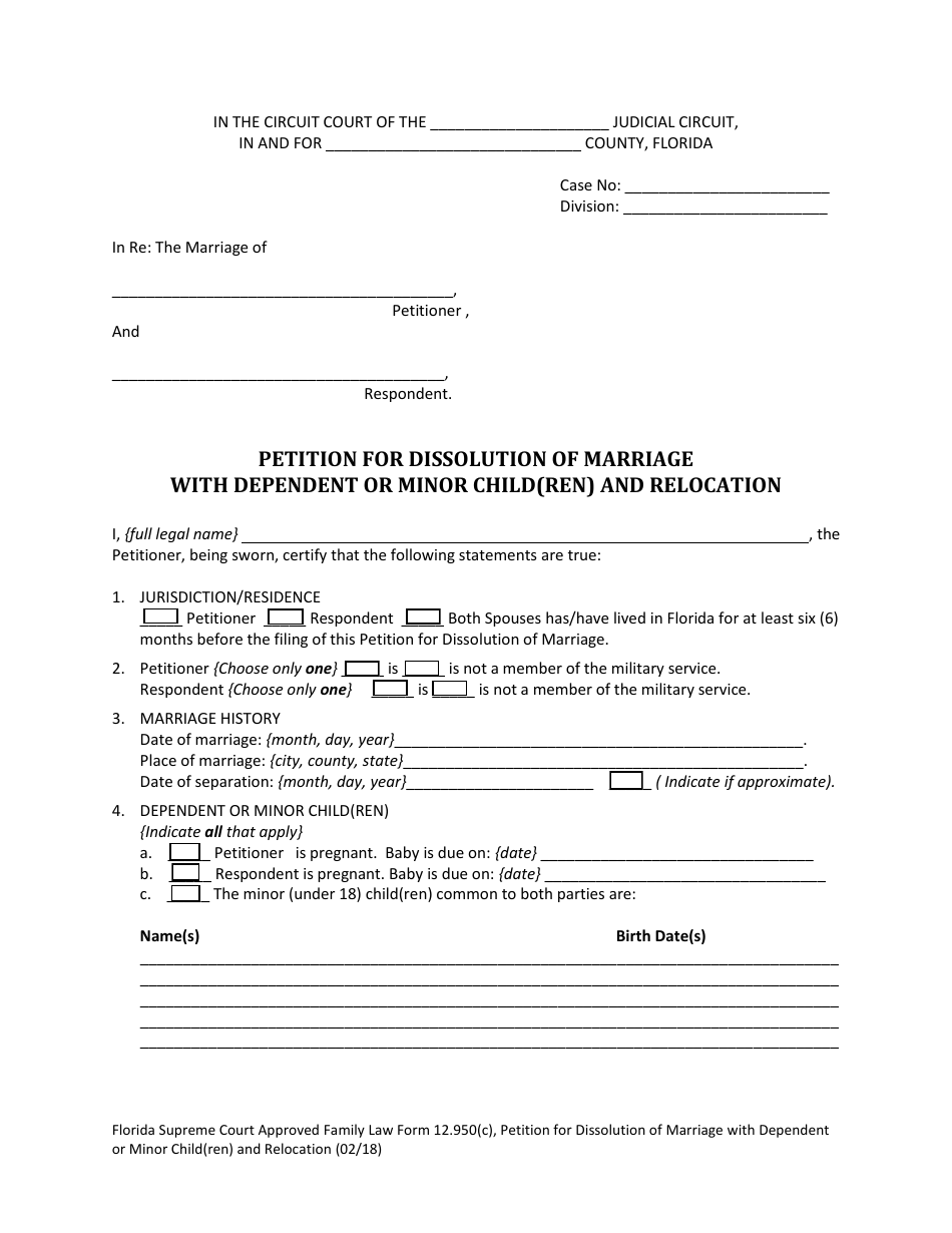 Form 12.950(C) - Fill Out, Sign Online and Download Fillable PDF ...