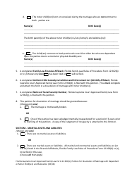 Form 12.950(C) Petition for Dissolution of Marriage With Dependent or Minor Child(Ren) and Relocation - Florida, Page 8