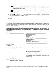 Form 12.970(A) Petition for Temporary Custody by Extended Family - Florida, Page 8