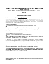 Document preview: Form 12.970(B) Petition for Concurrent Custody by Extended Family - Florida