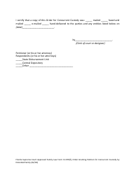 Form 12.970(F) Order Granting Petition for Concurrent Custody by Extended Family - Florida, Page 9