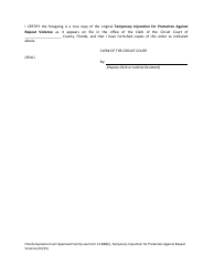 Form 12.980(K) Temporary Injunction for Protection Against Repeat Violence - Florida, Page 6