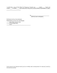 Form 12.970(E) Order Granting Petition for Temporary Custody by Extended Family - Florida, Page 10