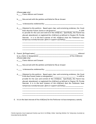 Form 12.970(E) Order Granting Petition for Temporary Custody by Extended Family - Florida, Page 2