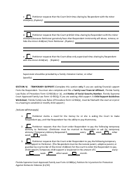 Form 12.980(A) Petition for Injunction for Protection Against Domestic Violence - Florida, Page 11