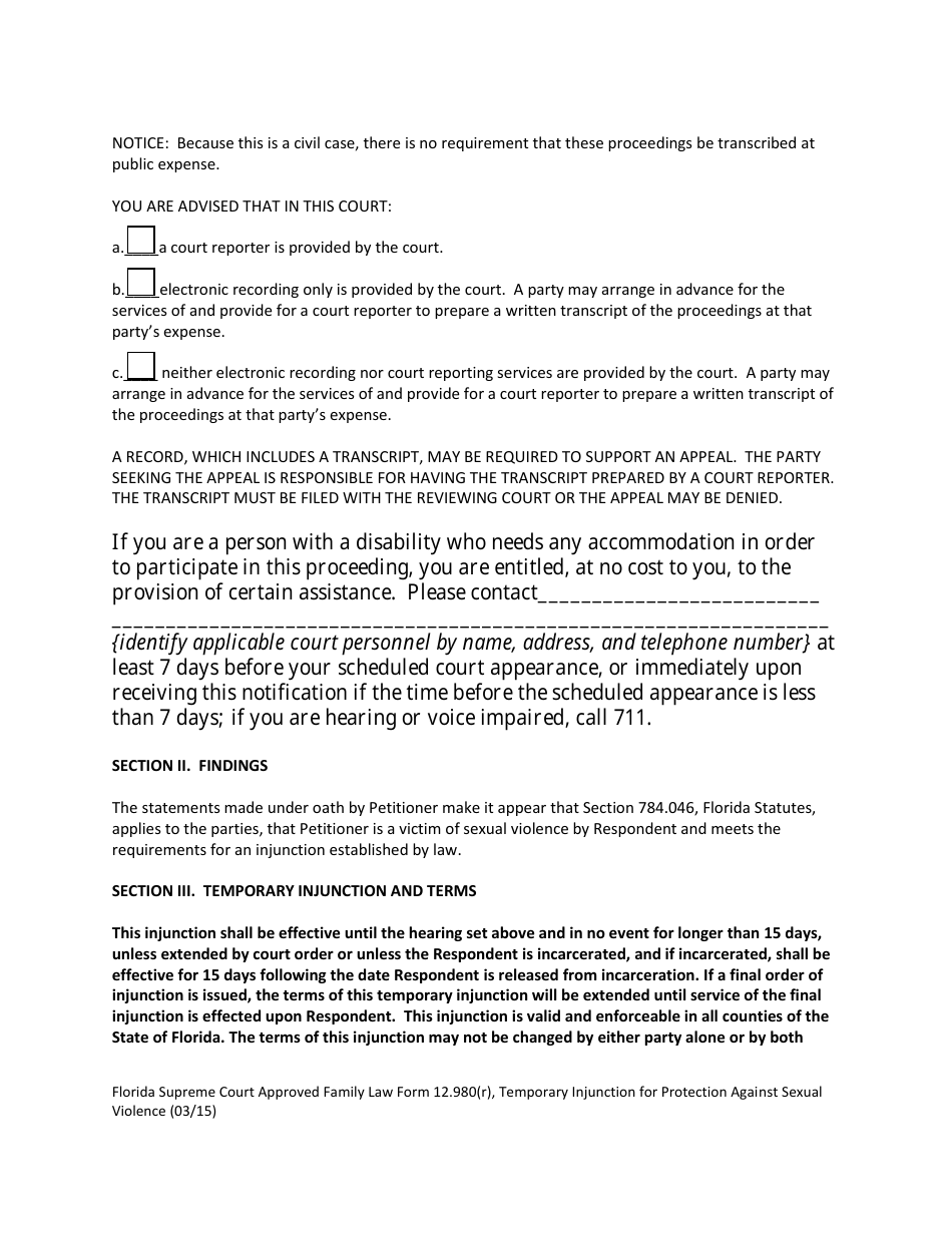 Form 12980r Fill Out Sign Online And Download Fillable Pdf Florida Templateroller 3272