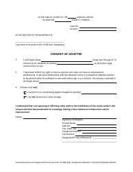Form 12.981(A)(2) &quot;Stepparent Adoption: Consent of Adoptee&quot; - Florida, Page 2