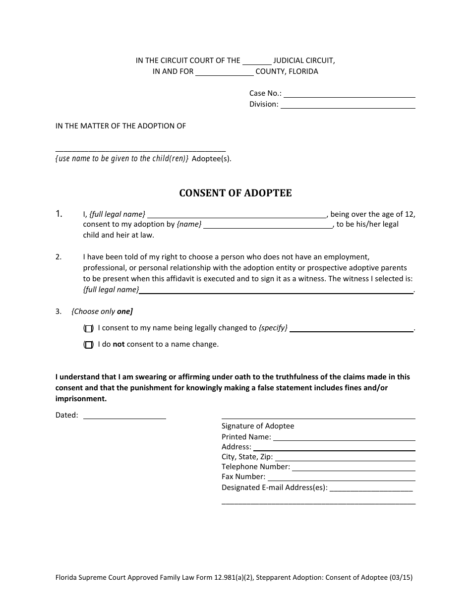 Form 12.981(A)(2) - Fill Out, Sign Online and Download Fillable PDF ...