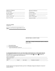 Form 12.981(A)(2) &quot;Stepparent Adoption: Consent of Adoptee&quot; - Florida, Page 3
