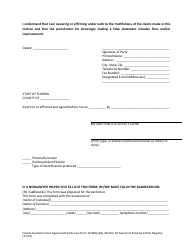 Form 12.981(A)(6) Motion for Search of the Putative Father Registry - Florida, Page 4