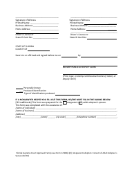 Form 12.981(C)(2) Stepparent Adoption: Consent of Adult Adoptee's Spouse - Florida, Page 3