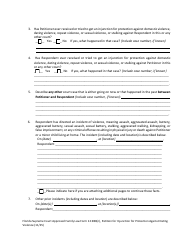 Form 12.980(N) &quot;Petition for Injunction for Protection Against Dating Violence&quot; - Florida, Page 6