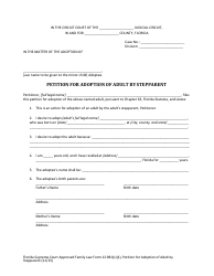 Form 12.981(C)(1) Petition for Adoption of Adult by Stepparent - Florida, Page 4