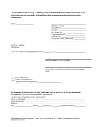 Form 12.981(C)(1) Petition for Adoption of Adult by Stepparent - Florida, Page 6