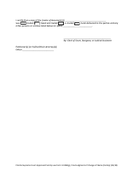 Form 12.982(G) Final Judgment of Change of Name (Family) - Florida, Page 2