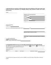 Form 12.982(D) Consent for Change of Name (Minor Child(Ren)) - Florida, Page 3