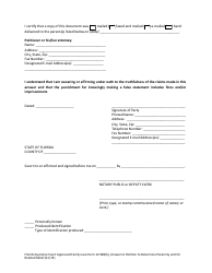 Form 12.983(B) Answer to Petition to Determine Paternity and for Related Relief - Florida, Page 6