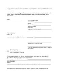 Form 12.982(A) Petition for Change of Name (Adult) - Florida, Page 8