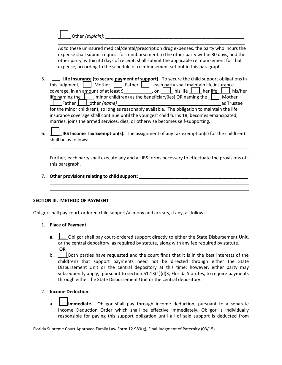 Form 12.983(G) - Fill Out, Sign Online and Download Fillable PDF ...