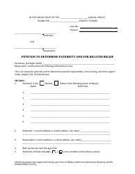 Form 12.983(A) Petition to Determine Paternity and for Related Relief - Florida, Page 5