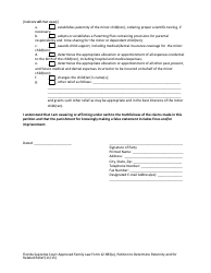 Form 12.983(A) Petition to Determine Paternity and for Related Relief - Florida, Page 9