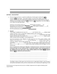 Form 12.993(B) Supplemental Final Judgment Modifying Child Support - Florida, Page 2