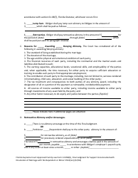 Form 12.994(B) &quot;Final Judgment for Support Unconnected With Dissolution of Marriage With No Dependent or Minor Child(Ren)&quot; - Florida, Page 3
