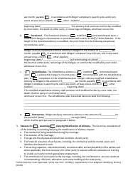 Form 12.993(C) &quot;Supplemental Final Judgment Modifying Alimony&quot; - Florida, Page 2