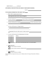 Form 12.982(C) Petition for Change of Name (Minor Child(Ren)) - Florida, Page 14