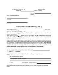 Form 12.982(F) &quot;Petition for Change of Name (Family)&quot; - Florida, Page 4