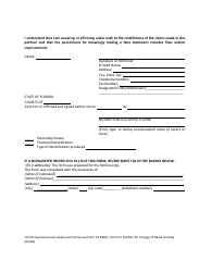 Form 12.982(F) &quot;Petition for Change of Name (Family)&quot; - Florida, Page 9